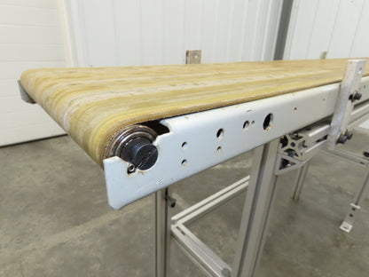 QC Industries 12"x 72" Belt Conveyor 120V Variable Speed Belt Drive 0-13FPM