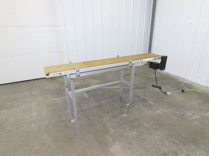 QC Industries 12"x 72" Belt Conveyor 120V Variable Speed Belt Drive 0-13FPM