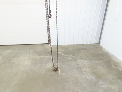 CM Cyclone Series 646 1 Ton 2000Lb Manual Chain Fall Hand Hoist 9' Lift