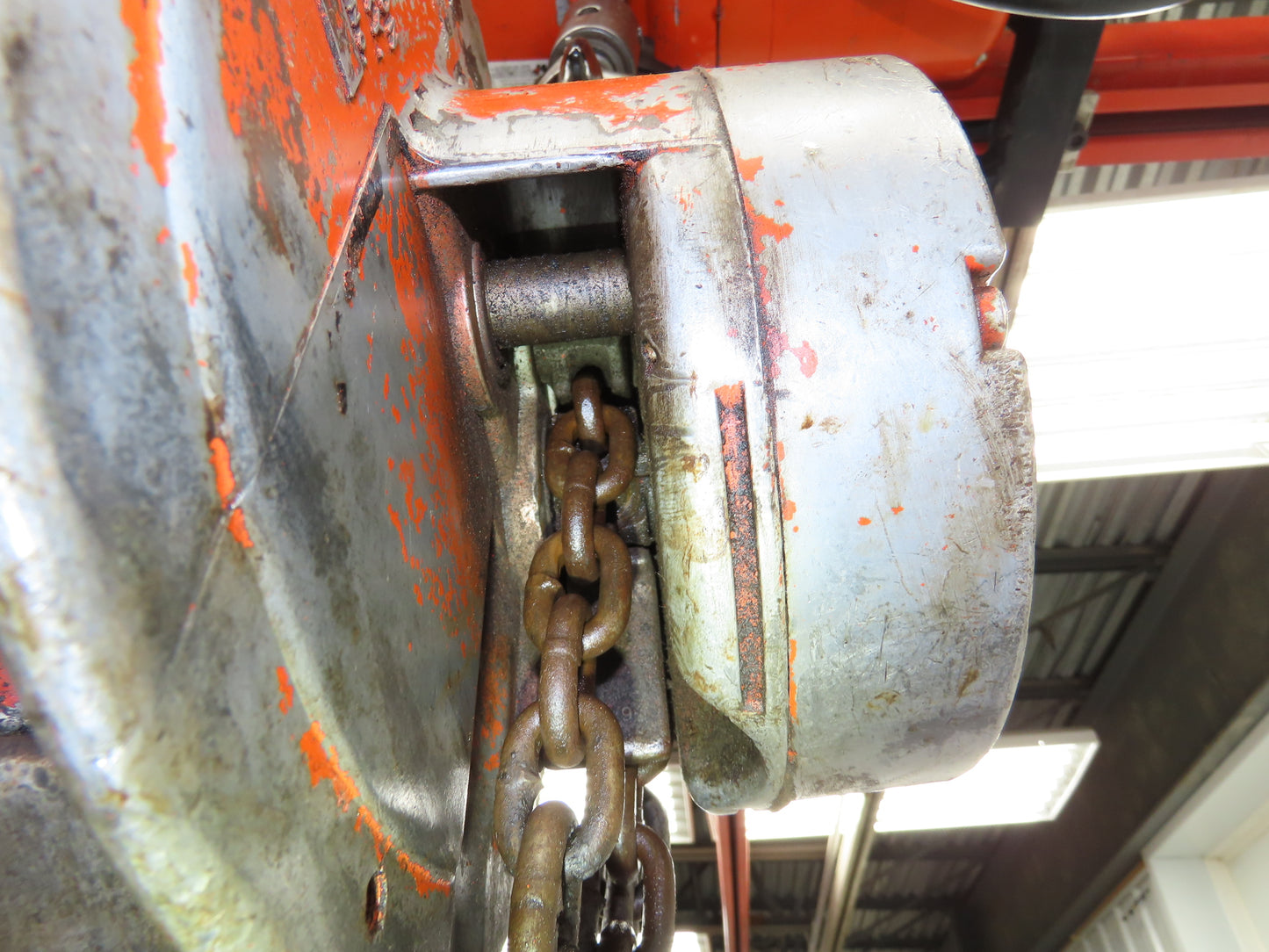 CM Cyclone Series 646 1 Ton 2000Lb Manual Chain Fall Hand Hoist 9' Lift