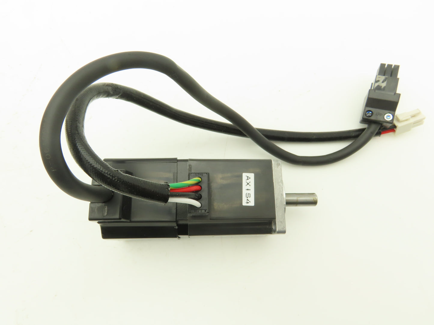 Mitsubishi AC Servo Motor 100W 3000 RPM 105V 0.7A Encoder OBA17-052