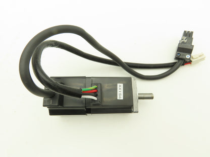 Mitsubishi AC Servo Motor 100W 3000 RPM 105V 0.7A Encoder OBA17-052