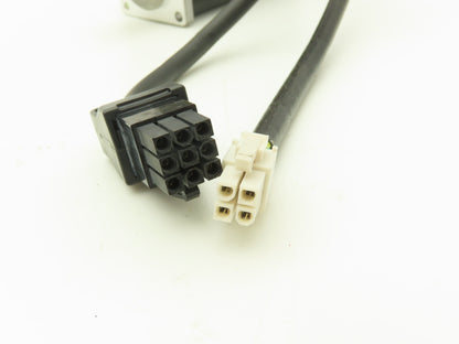 Mitsubishi AC Servo Motor 100W 3000 RPM 105V 0.7A Encoder OBA17-052