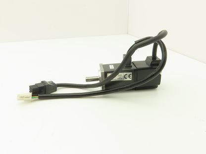 Mitsubishi AC Servo Motor 100W 3000 RPM 105V 0.7A Encoder OBA17-052