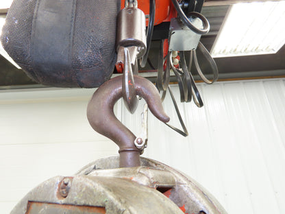 CM Cyclone Series 646 1 Ton 2000Lb Manual Chain Fall Hand Hoist 11' 6" Lift