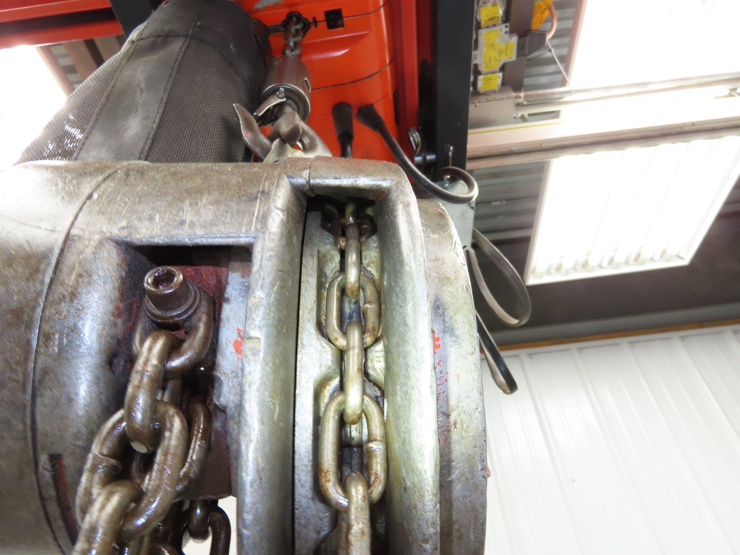 CM Cyclone Series 646 1 Ton 2000Lb Manual Chain Fall Hand Hoist 11' 6" Lift