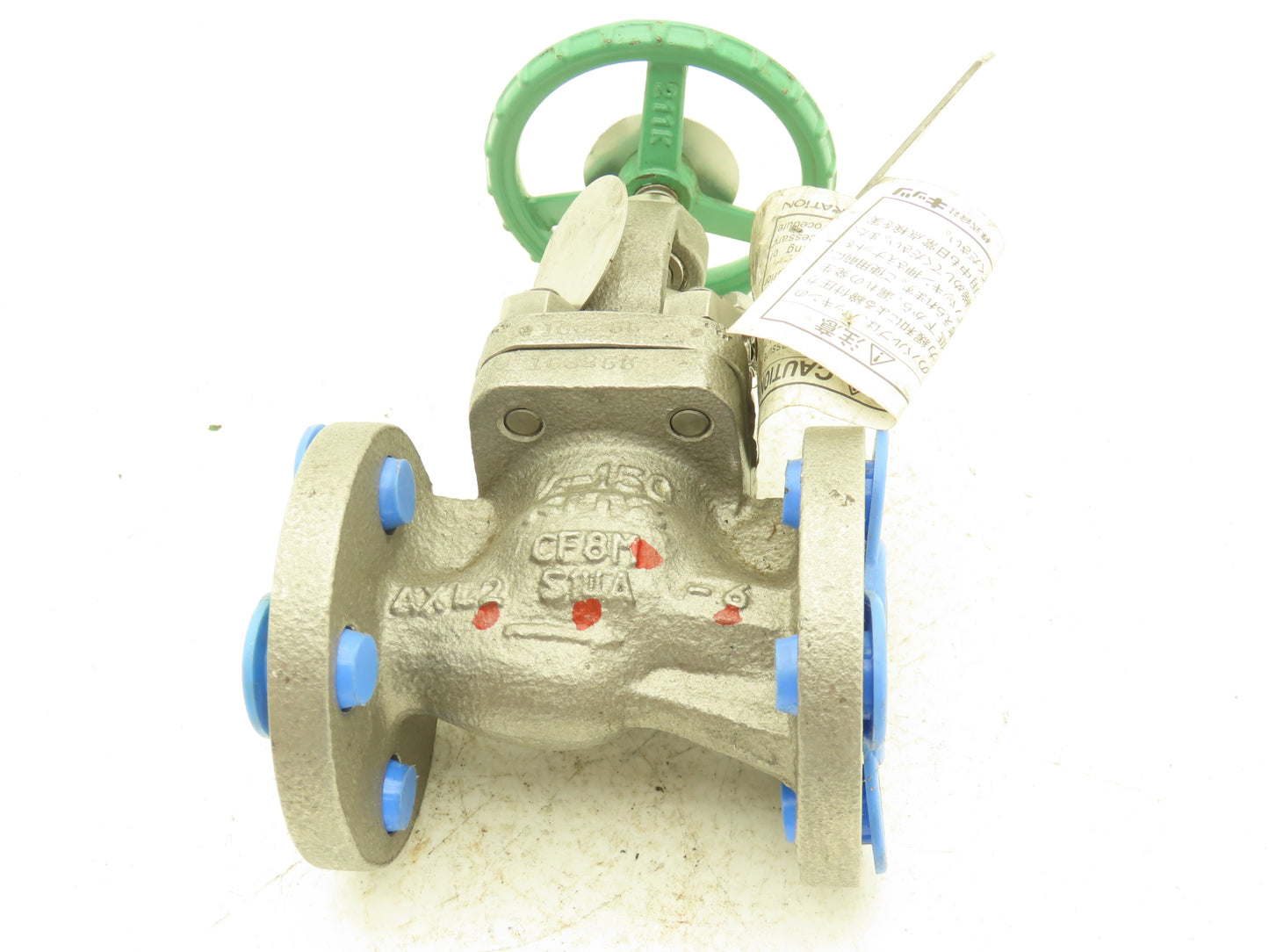 Kitz B16-34 1/2" Gate Valve Rising Stem Flanged SS CF8M Body