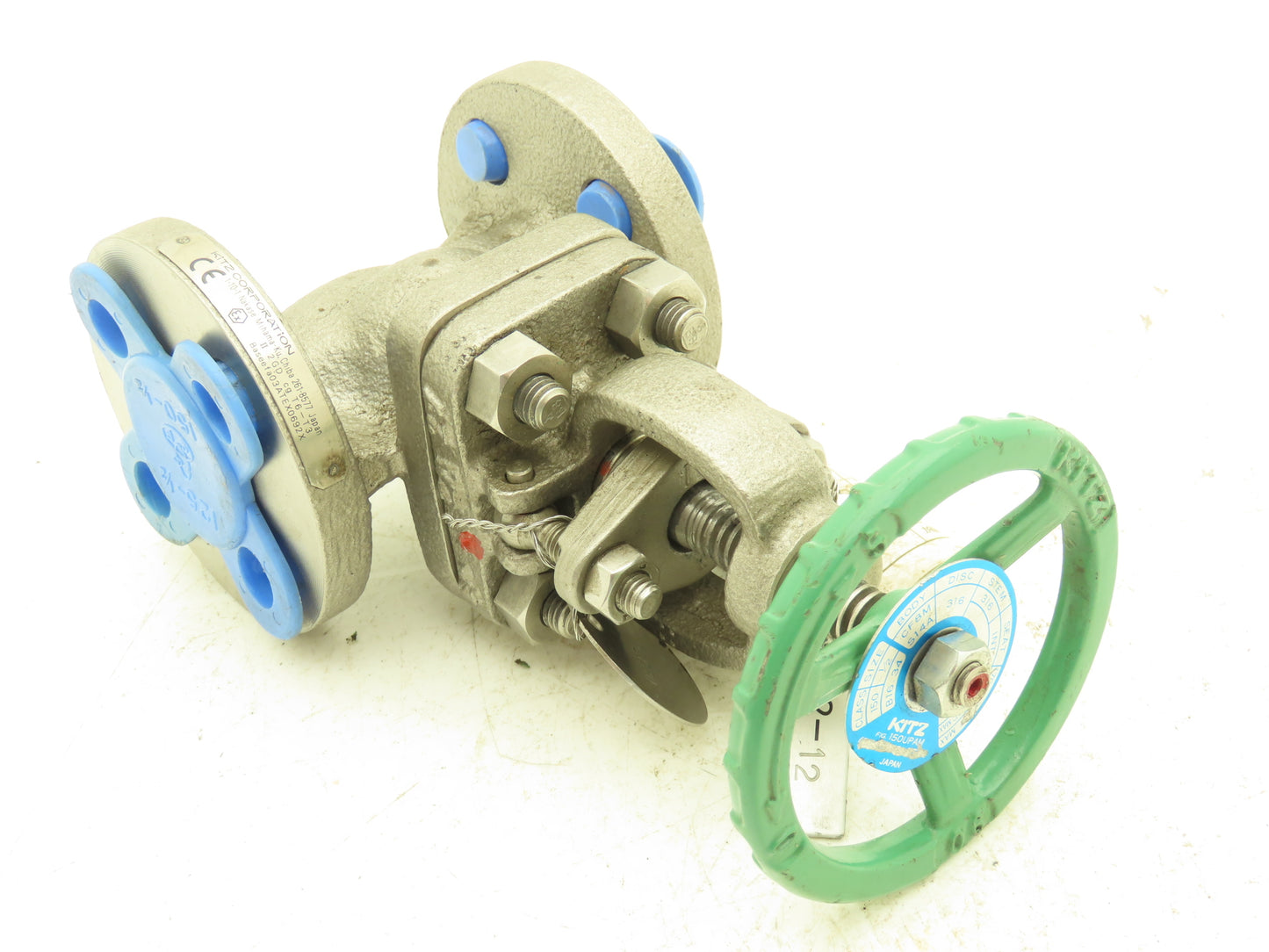 Kitz B16-34 1/2" Gate Valve Rising Stem Flanged SS CF8M Body