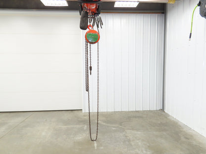 CM Cyclone 1 Ton 2000Lb Manual Chain Fall Hand Hoist 8' 6" Lift