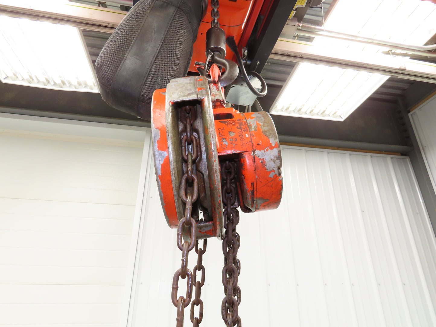 CM Cyclone 1 Ton 2000Lb Manual Chain Fall Hand Hoist 8' 6" Lift
