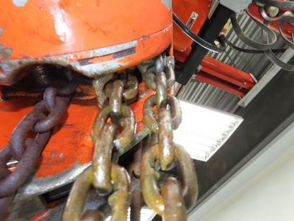 CM Cyclone 1 Ton 2000Lb Manual Chain Fall Hand Hoist 8' 6" Lift