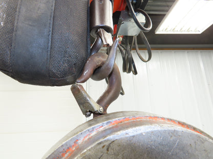 CM Cyclone 1 Ton 2000Lb Manual Chain Fall Hand Hoist 8' 6" Lift