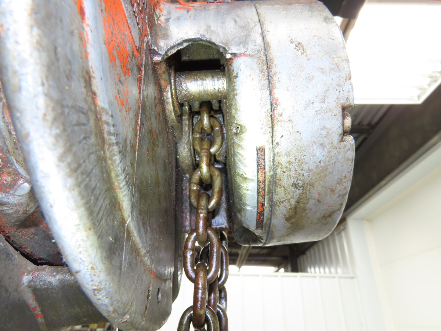 CM Cyclone 1 Ton 2000Lb Manual Chain Fall Hand Hoist 8' 6" Lift