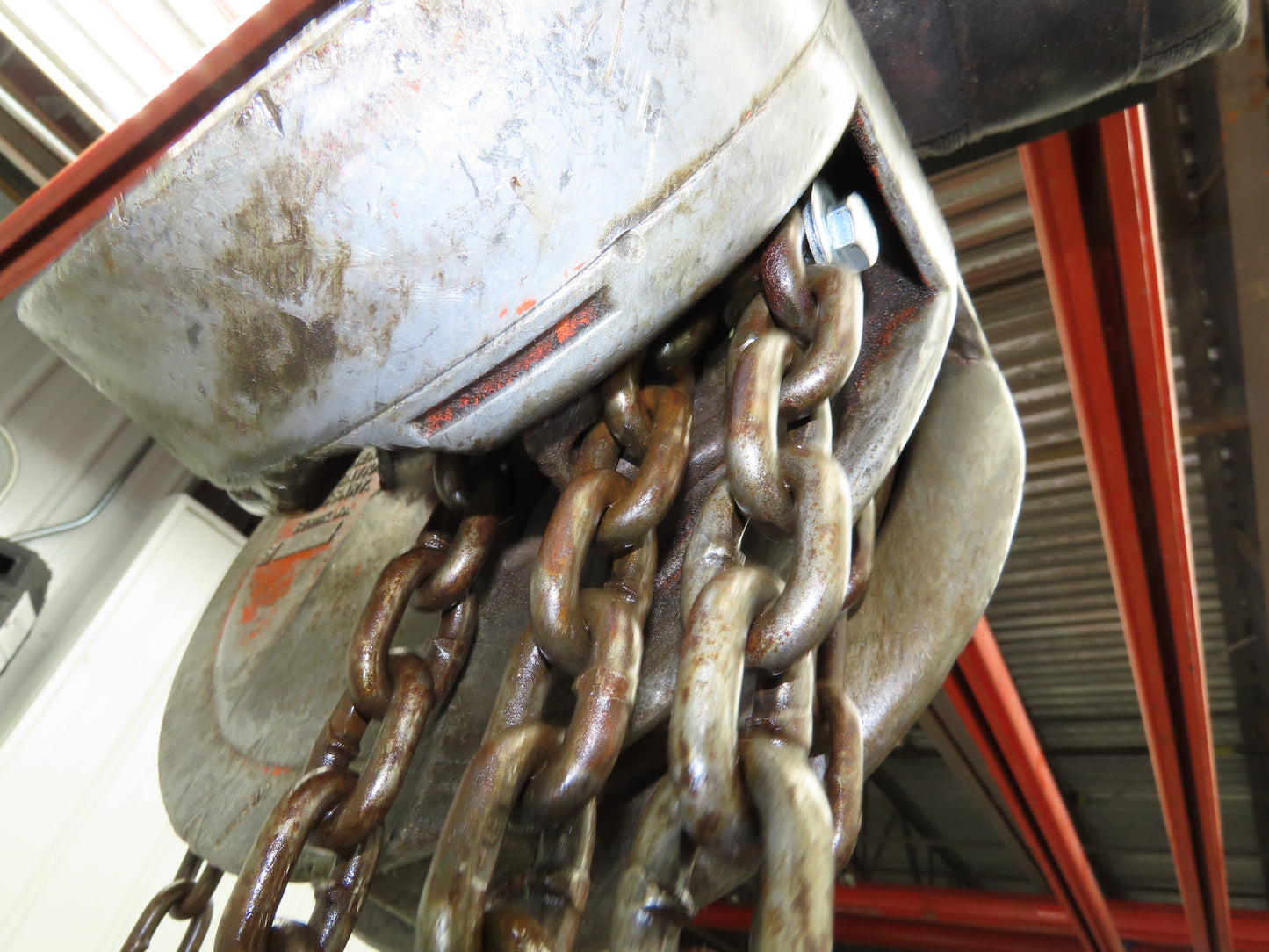 CM Cyclone 1 Ton 2000Lb Manual Chain Fall Hand Hoist 8' 6" Lift