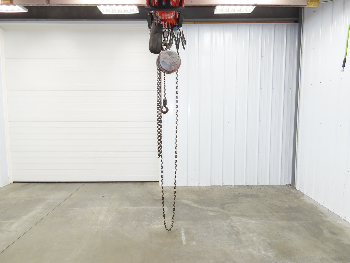 CM Cyclone 1 Ton 2000Lb Manual Chain Fall Hand Hoist 8' 6" Lift