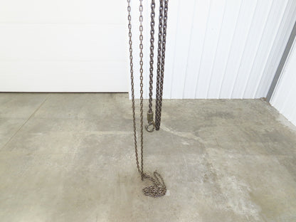 Coffing Superoid 2 Ton 4000Lb Manual Chain Fall Hand Hoist 12' 9" Lift