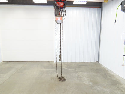 Coffing Superoid 2 Ton 4000Lb Manual Chain Fall Hand Hoist 12' 9" Lift