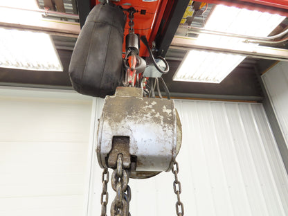 Coffing Superoid 2 Ton 4000Lb Manual Chain Fall Hand Hoist 12' 9" Lift