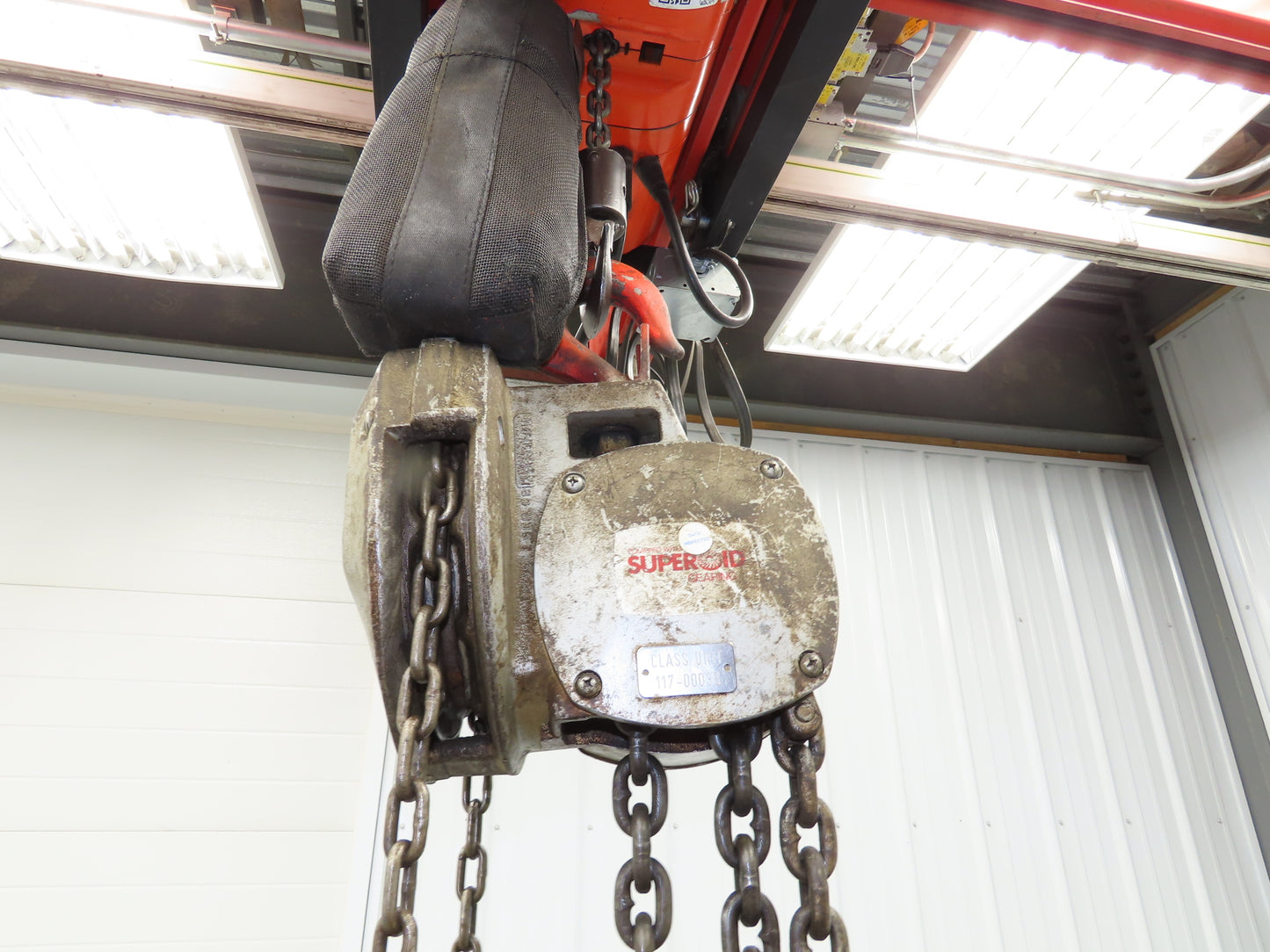 Coffing Superoid 2 Ton 4000Lb Manual Chain Fall Hand Hoist 12' 9" Lift