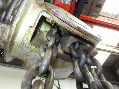 Coffing Superoid 2 Ton 4000Lb Manual Chain Fall Hand Hoist 12' 9" Lift