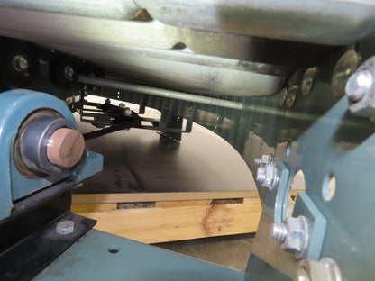 Hytrol 18"x 90° RH Curve Accumulation Roller Conveyor 15"BF V-Belt Slave Drive