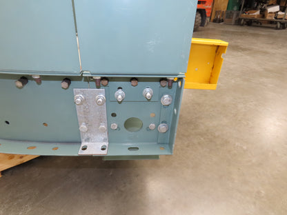 Hytrol 18"x 90° RH Curve Accumulation Roller Conveyor 15"BF V-Belt Slave Drive