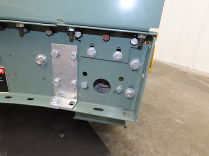 Hytrol 18"x 90° LH Curve Accumulation Roller Conveyor 15"BF V-Belt Slave Drive