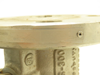 Jamesbury 1-1/2" 530S 31 3600TT 316SS Ball Valve & Pneumatic Actuator ST50E