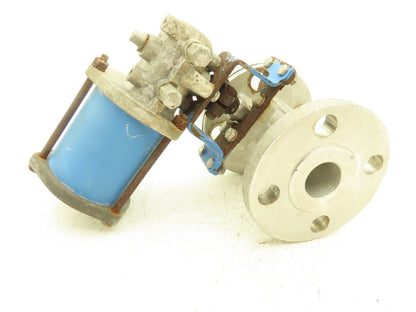 Jamesbury 1-1/2" 530S 31 3600TT 316SS Ball Valve & Pneumatic Actuator ST50E