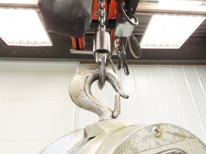 CM Cyclone Model S 2 Ton 4000Lb Manual Chain Fall Hand Hoist 8' 6" Lift