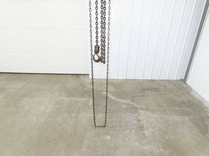 CM Cyclone Model S 2 Ton 4000Lb Manual Chain Fall Hand Hoist 8' 6" Lift