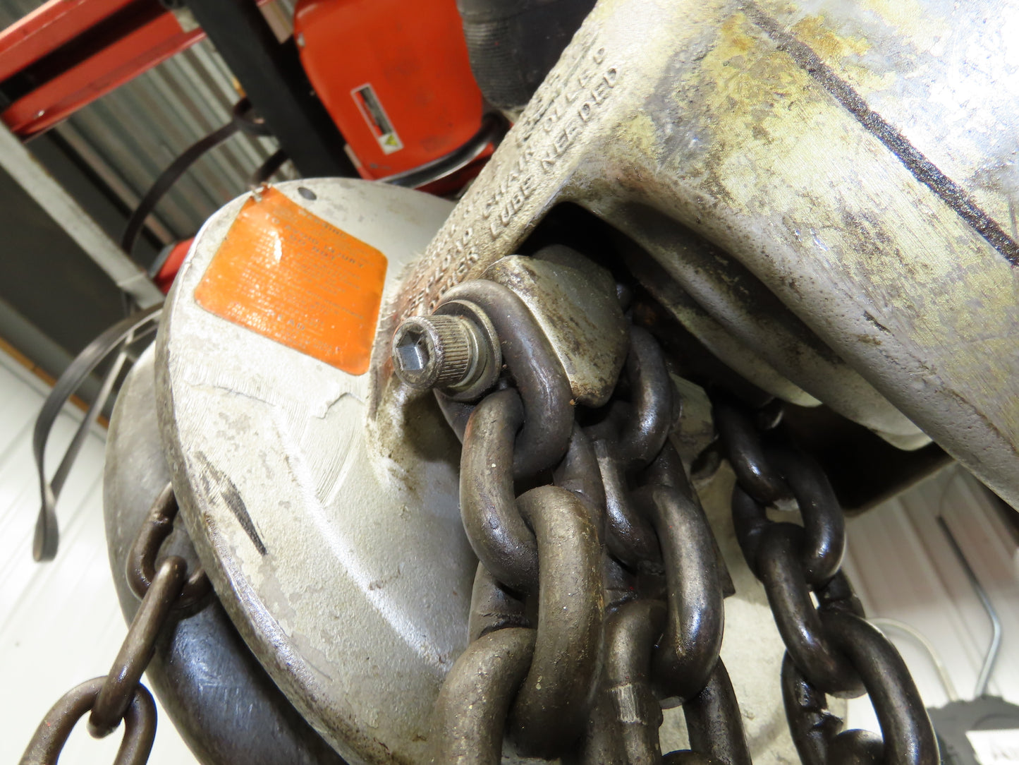 CM Cyclone Model S 2 Ton 4000Lb Manual Chain Fall Hand Hoist 8' 6" Lift