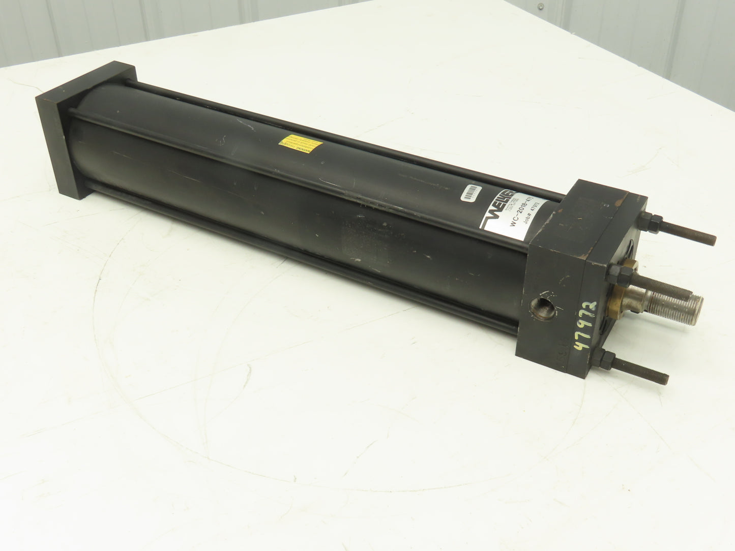 Welker Bearing WC-2018-475 Pneumatic Air Cylinder 4" Bore 475mm Stroke