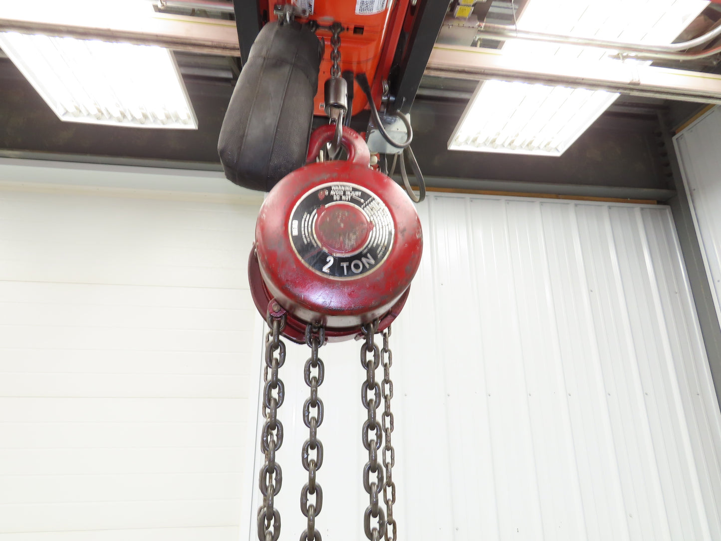 Detroit 2 Ton 4000Lb Manual Chain Fall Hand Hoist 9' Lift
