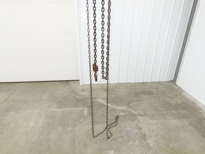Detroit 2 Ton 4000Lb Manual Chain Fall Hand Hoist 9' Lift