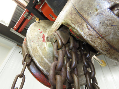 CM 2 Ton 4000Lb Manual Chain Fall Hand Hoist 15' Lift