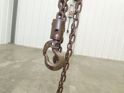 CM 2 Ton 4000Lb Manual Chain Fall Hand Hoist 15' Lift