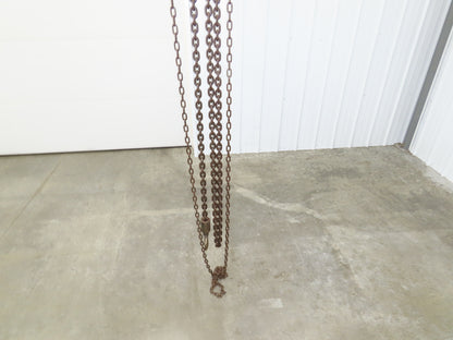 CM 2 Ton 4000Lb Manual Chain Fall Hand Hoist 15' Lift