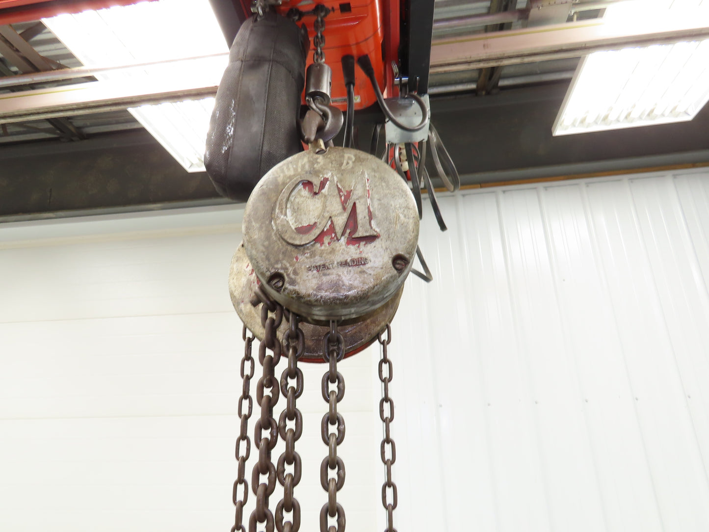 CM 2 Ton 4000Lb Manual Chain Fall Hand Hoist 15' Lift