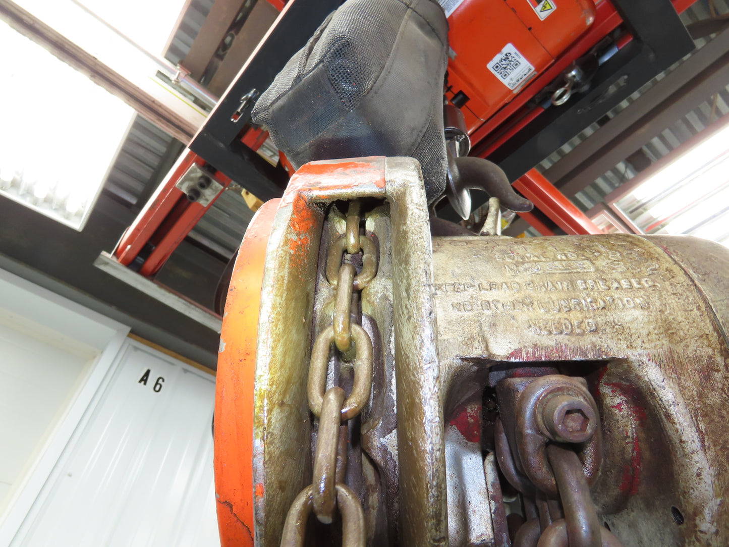 CM 2 Ton 4000Lb Manual Chain Fall Hand Hoist 15' Lift