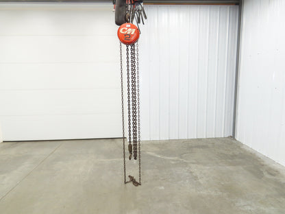 CM 2 Ton 4000Lb Manual Chain Fall Hand Hoist 15' Lift