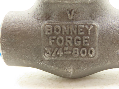 Bonney Forge WL-11-T Gate Valve 3/4" x 3/4" NPT-NPT Forged Steel