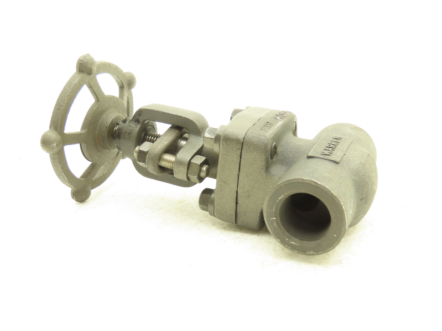 Warren 852-T Globe Valve 1"NPT Rising Stem Bolted Bonnet A105N 800# Steel