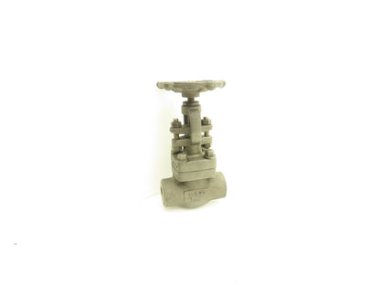 Warren 852-T Globe Valve 1"NPT Rising Stem Bolted Bonnet A105N 800# Steel