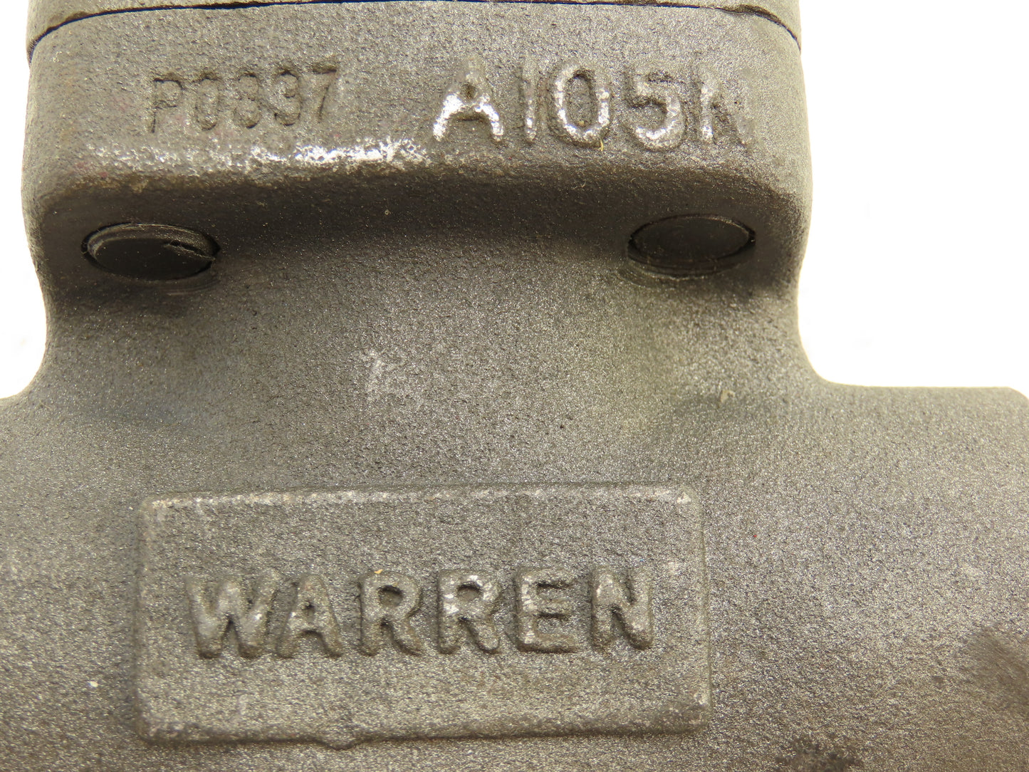 Warren 852-T Globe Valve 1"NPT Rising Stem Bolted Bonnet A105N 800# Steel