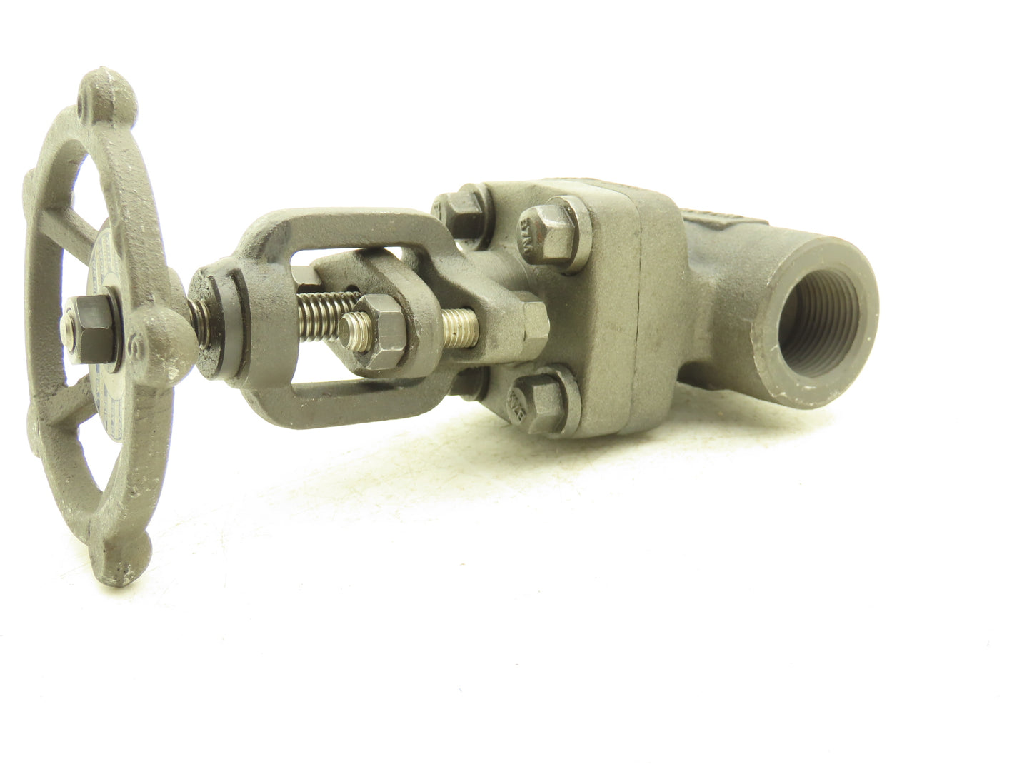 Warren 852-T Globe Valve 1"NPT Rising Stem Bolted Bonnet A105N 800# Steel