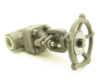 Warren 852-T Globe Valve 1"NPT Rising Stem Bolted Bonnet A105N 800# Steel