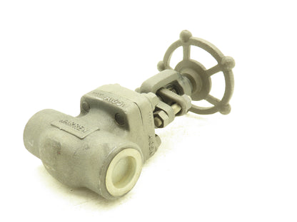 Warren 852-T Globe Valve 1"NPT Rising Stem Bolted Bonnet A105N 800# Steel