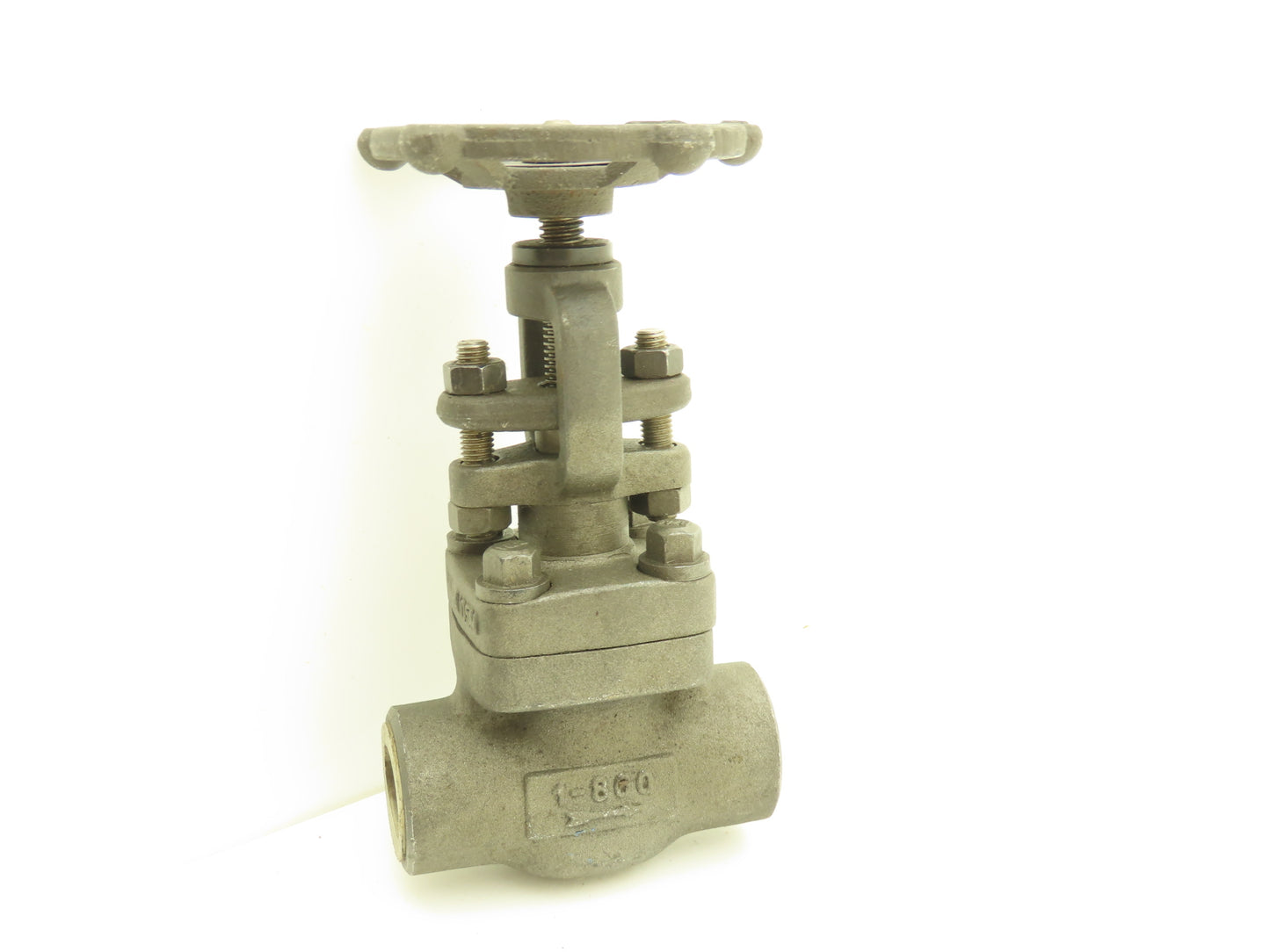 Warren 852-T Globe Valve 1"NPT Rising Stem Bolted Bonnet A105N 800# Steel