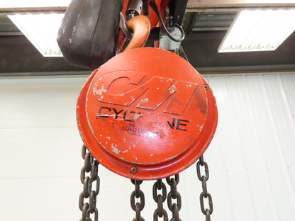CM 4 Ton 8000Lb Manual Chain Fall Hand Hoist 20' Lift